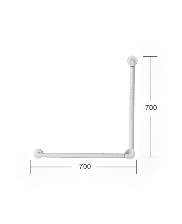 摩登 安全扶手推薦型號 T-050 L型扶手 ( ABS 抗菌 )