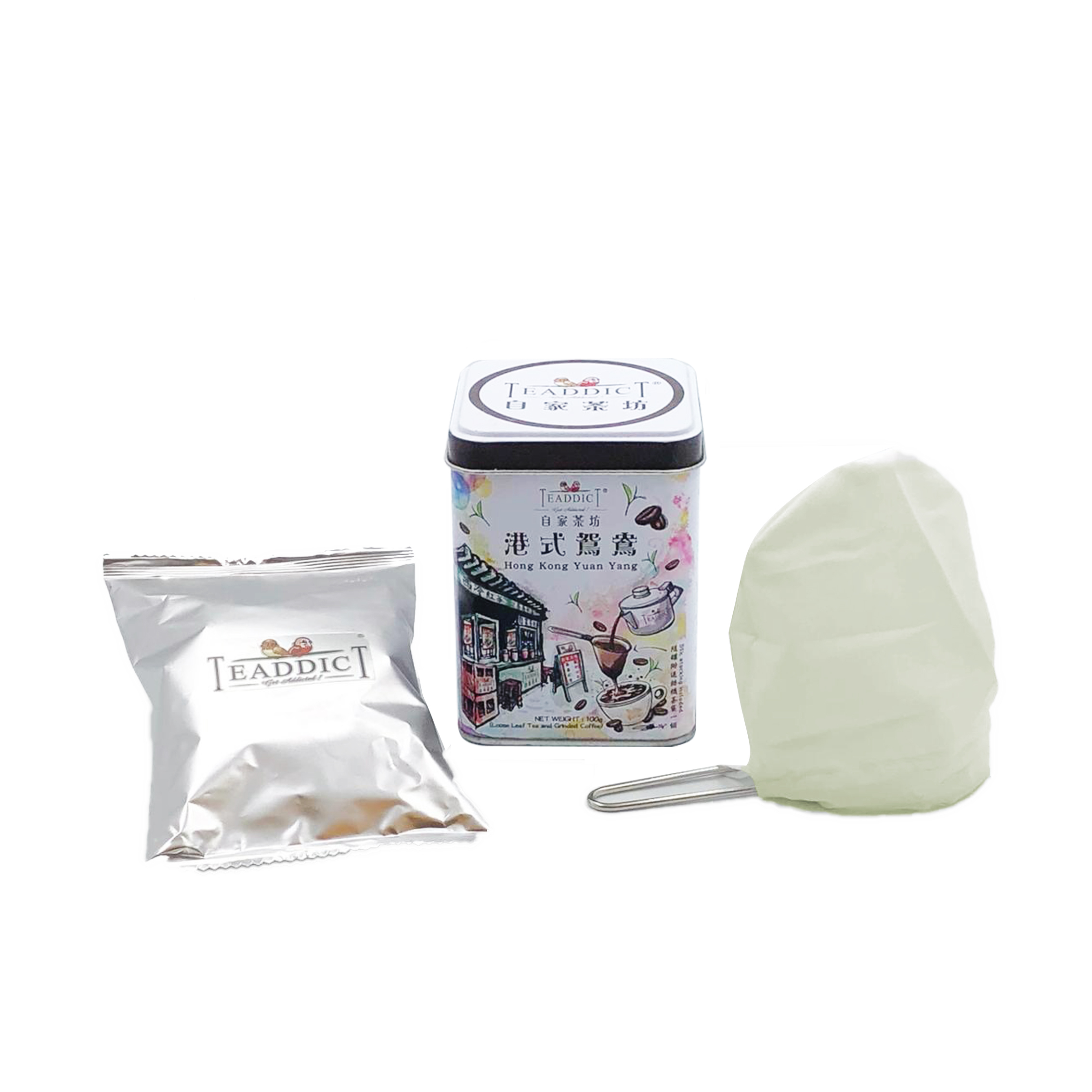 TEADDICT hong Kong yuan yang (100g) standard tin