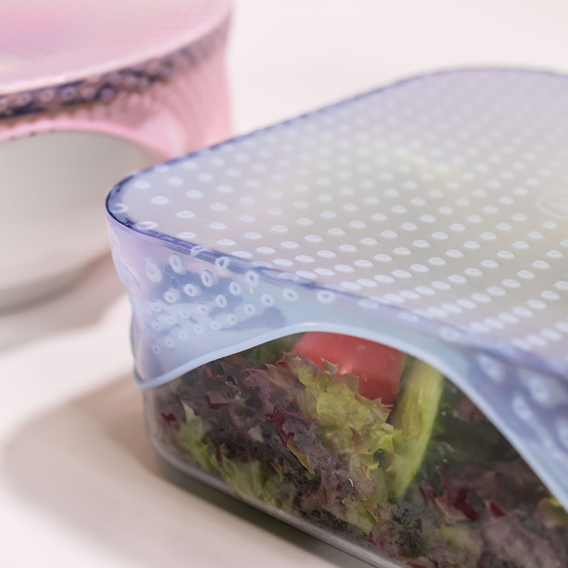 LEXINGTON silicone stretch and seal food wraps (set of 4 pcs)