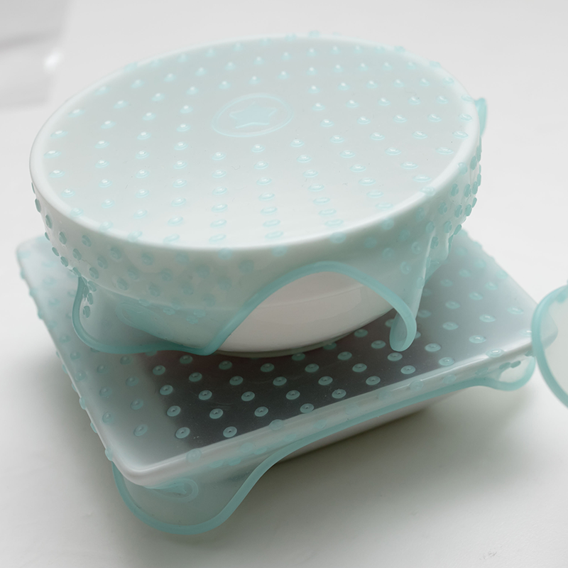 LEXINGTON  silicone stretch and seal food wraps (set of 4 pcs)