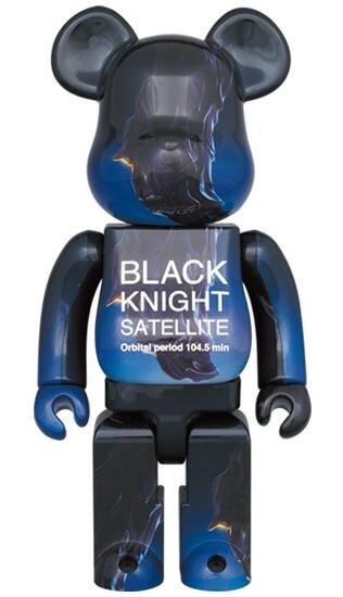 BE@RBRICK BLACK KNIGHT SATELLITE 100％ u0026 400％