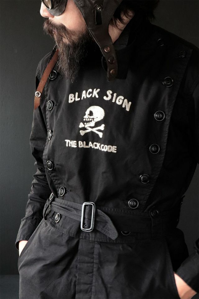 Black Sign BS Automobile Suit / Oiler Black