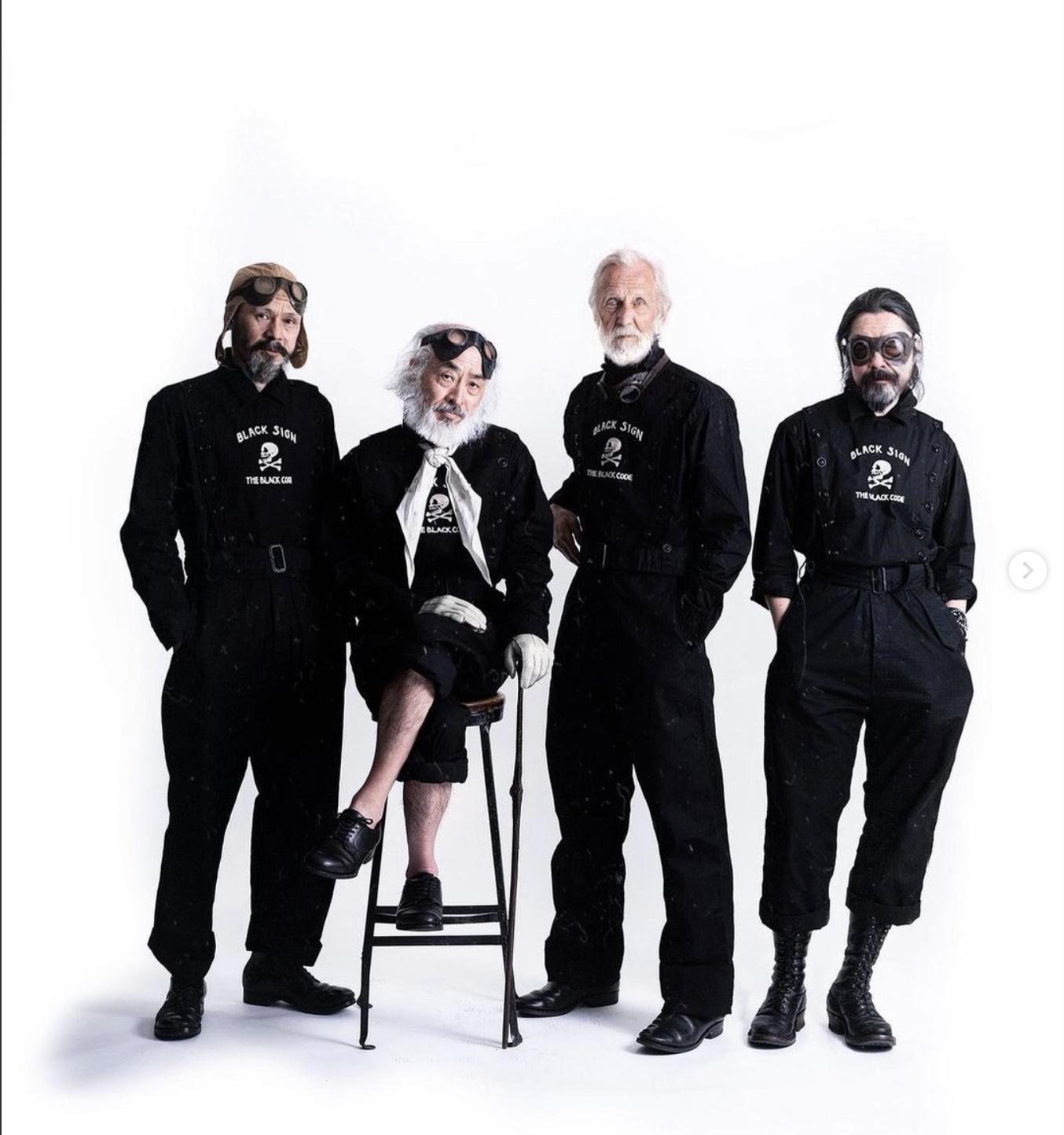 Black Sign BS Automobile Suit / Oiler Black