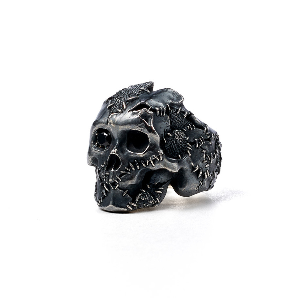 PATCH WORK CRUST SKULL 戒指