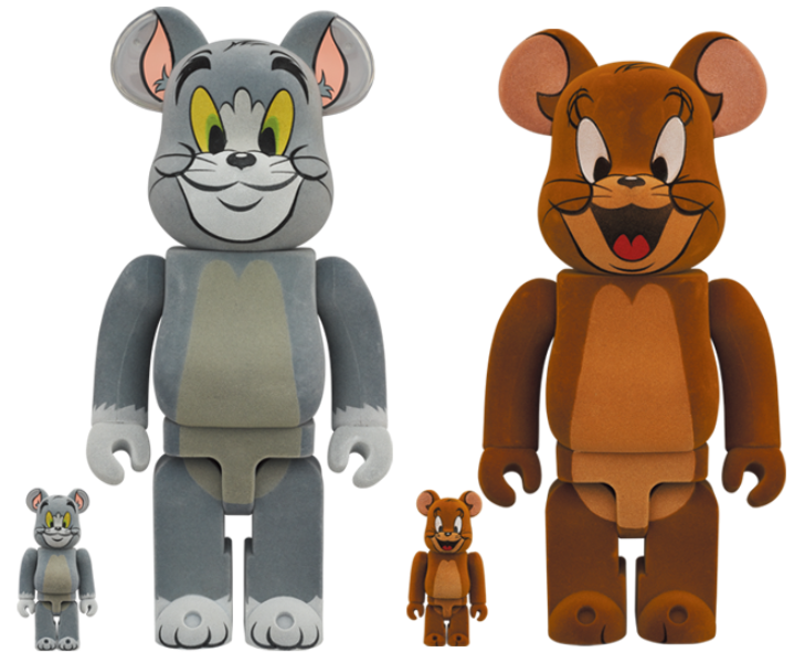 MEDICOM TOY - BE@RBRICK TOM & JERRY フロッキー Ver. 1000％の+stbp