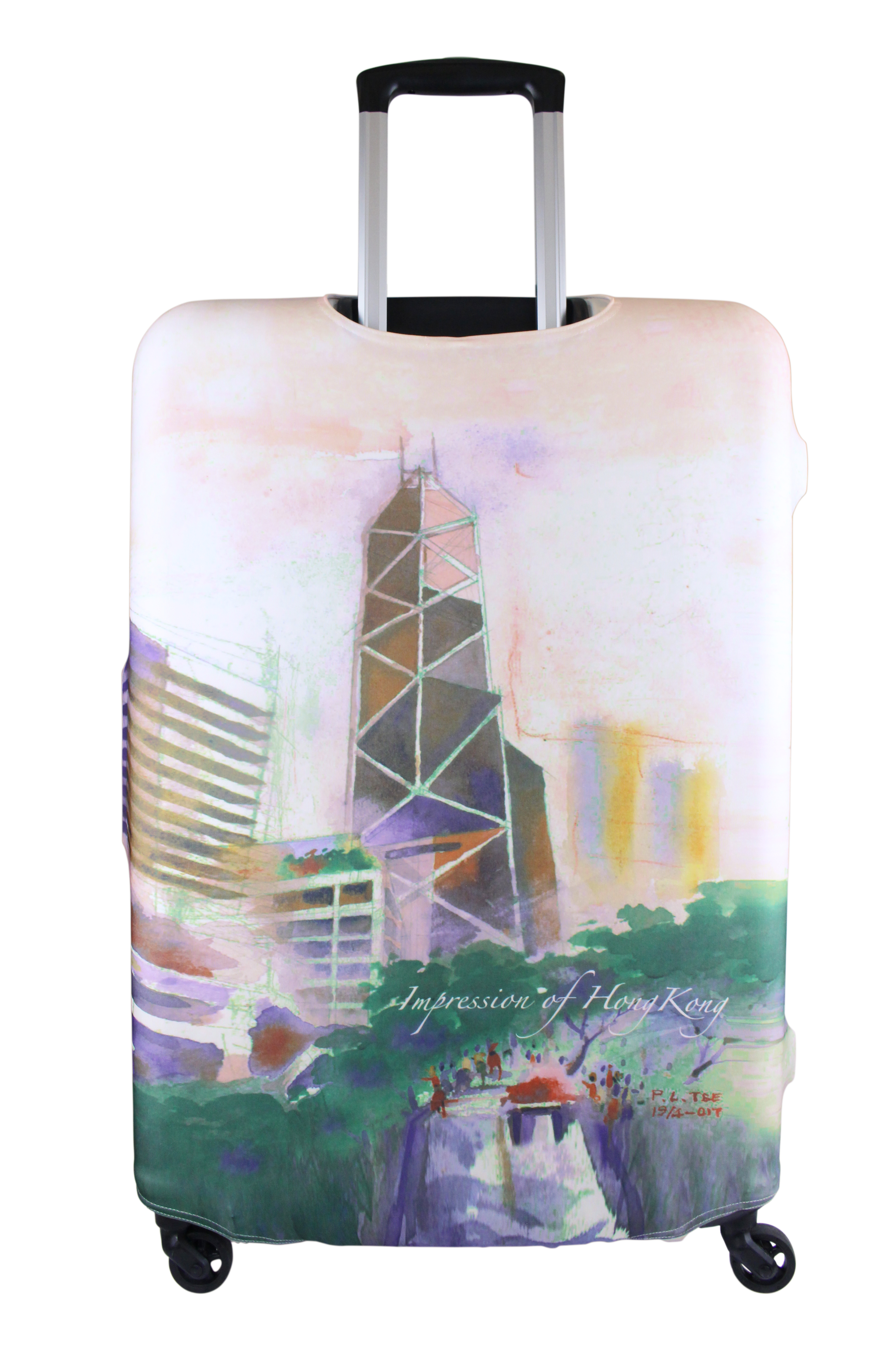 森雅文化藝術行李箱套 - 印象大灣區- 香港 - 中銀大廈