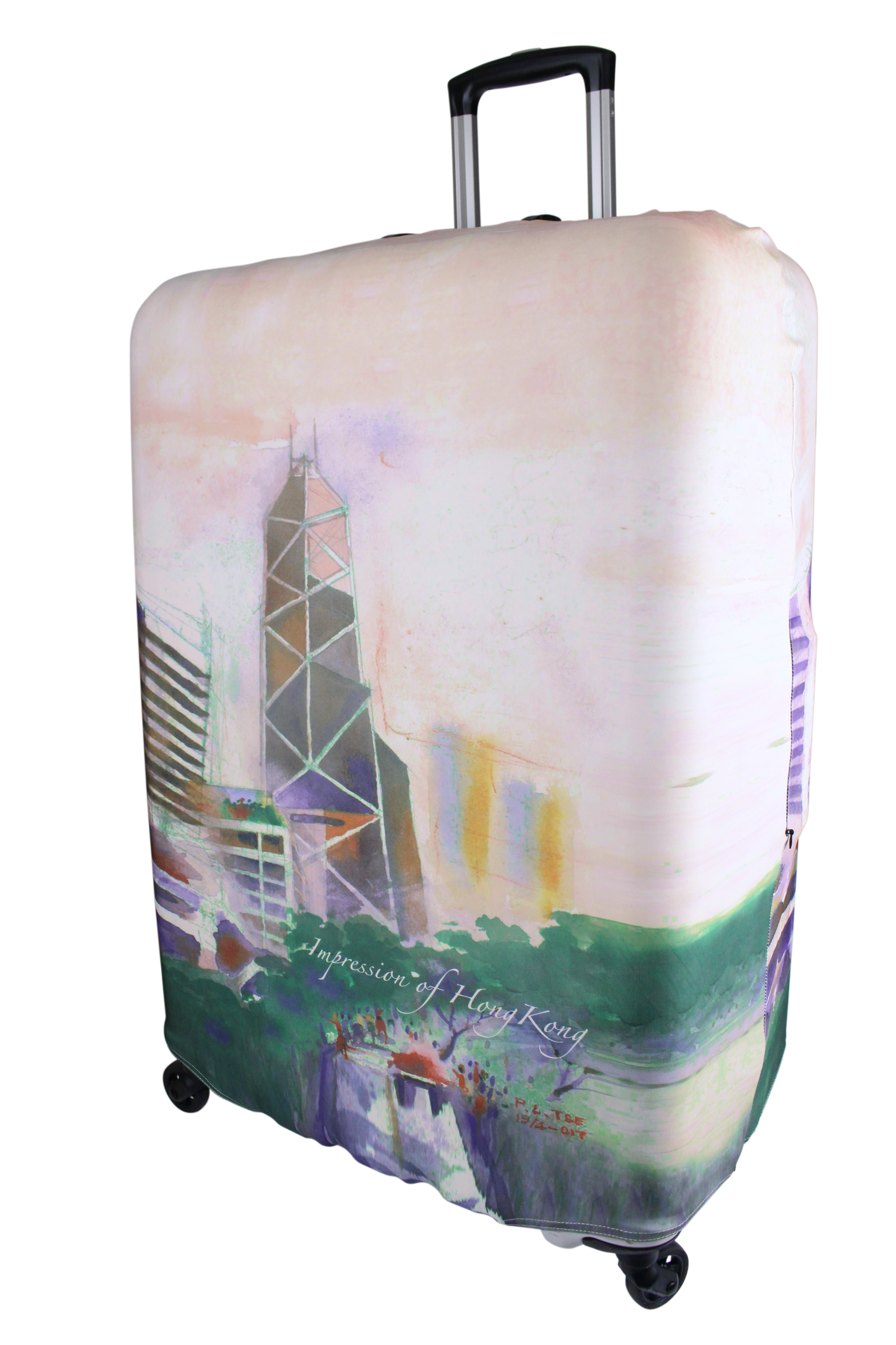 森雅文化藝術行李箱套 - 印象大灣區- 香港 - 中銀大廈