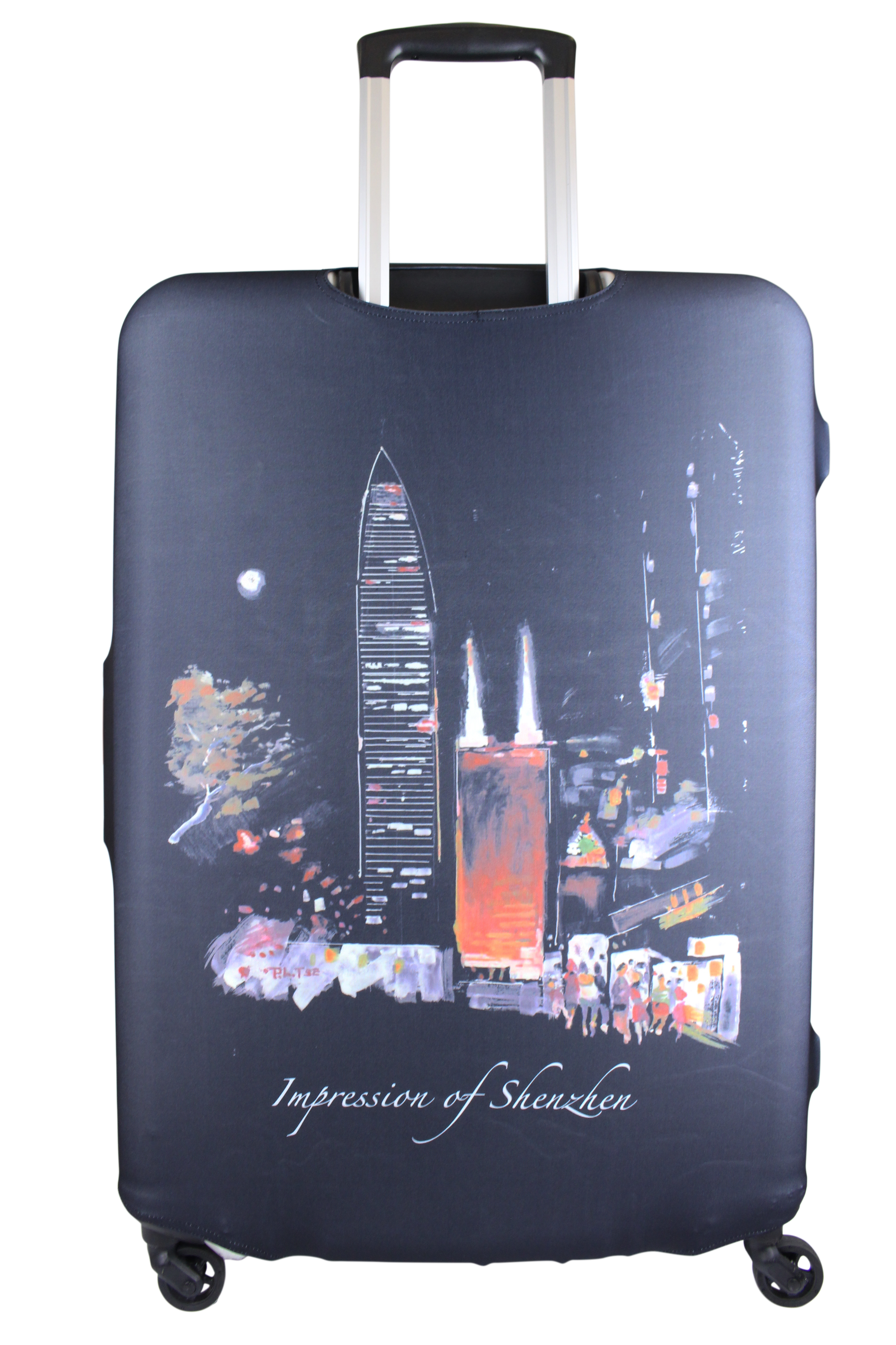 森雅文化藝術行李箱套 - 印象大灣區- 深圳地王大廈