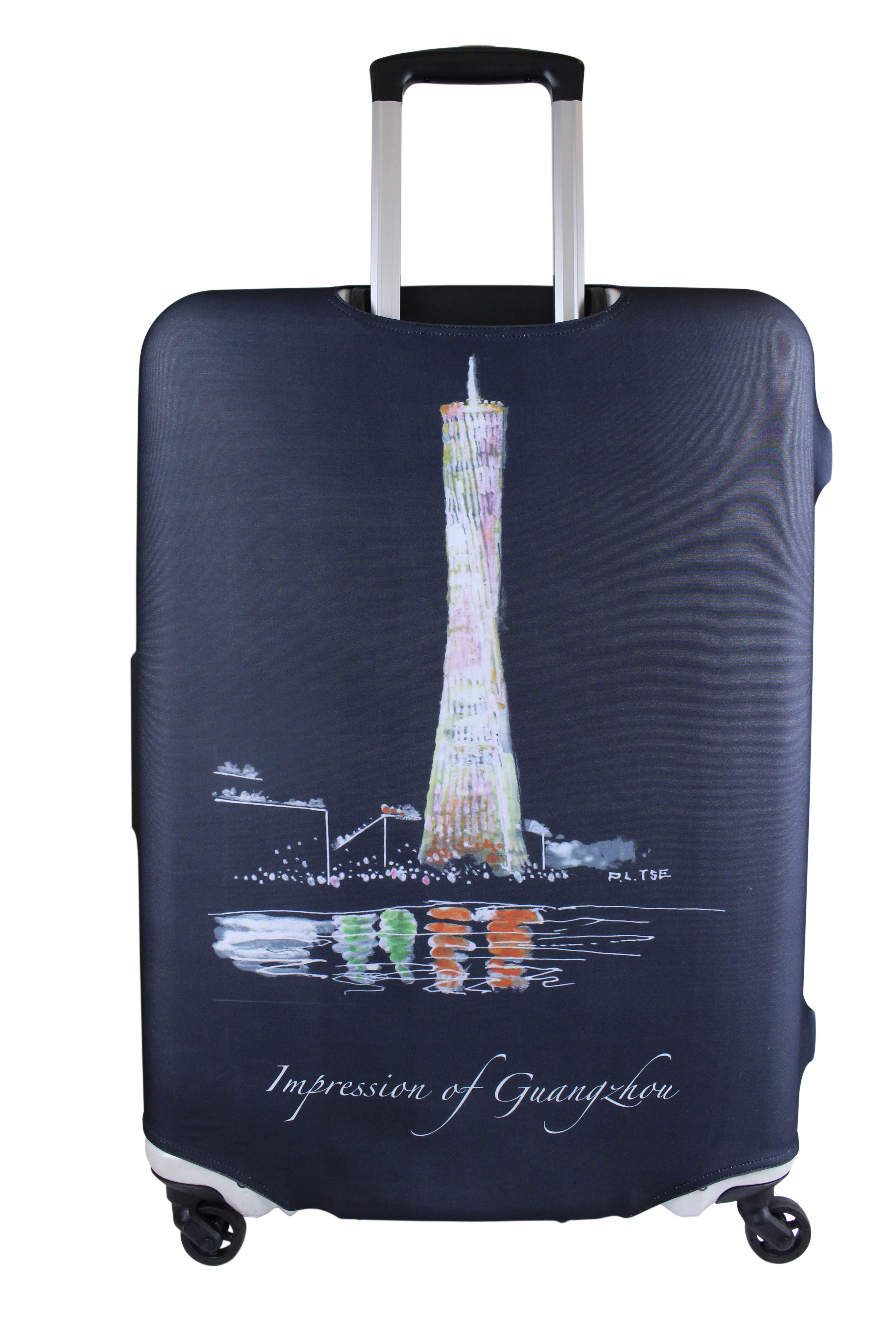 森雅文化藝術行李箱套 - 印象大灣區- 廣州塔