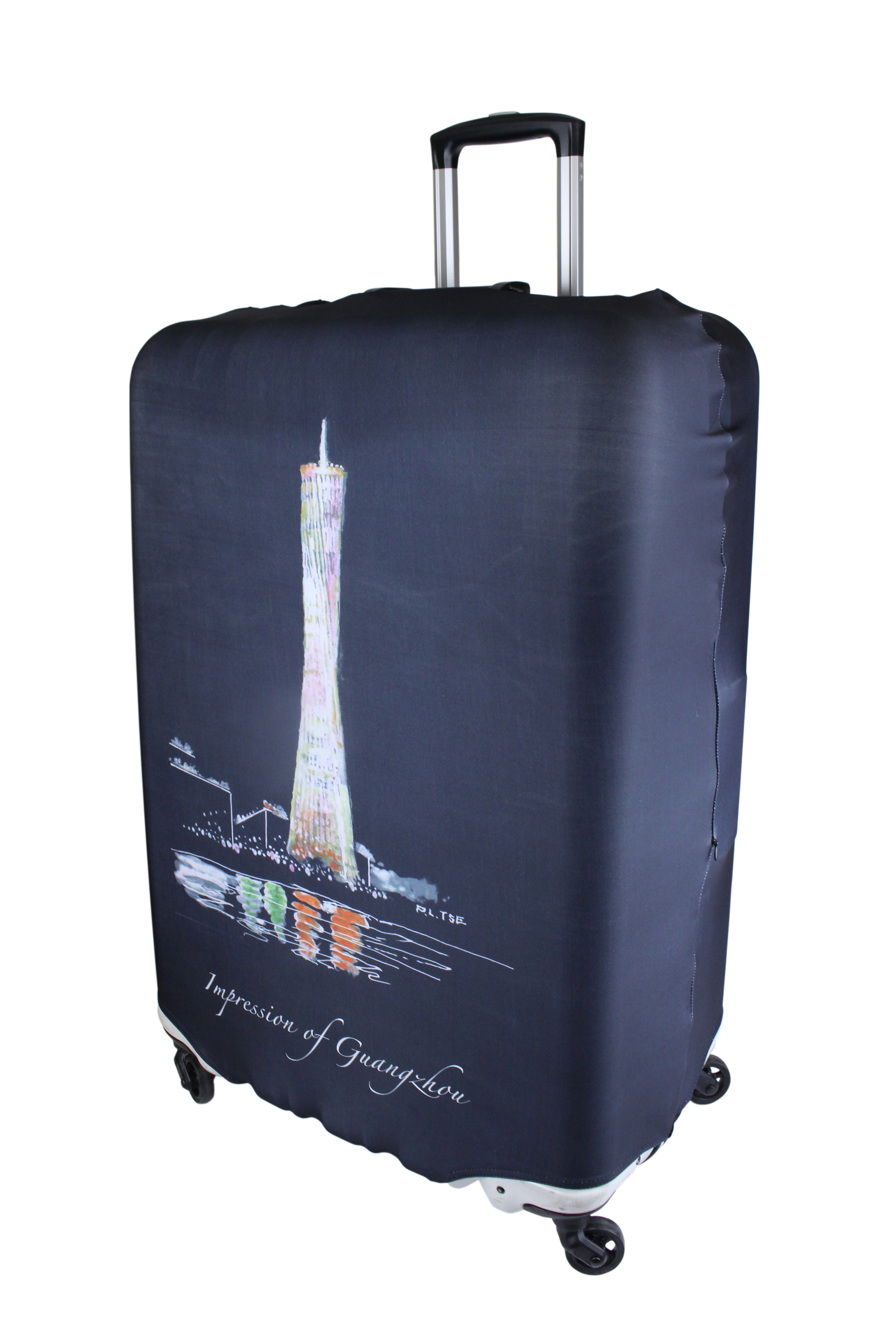 森雅文化藝術行李箱套 - 印象大灣區- 廣州塔