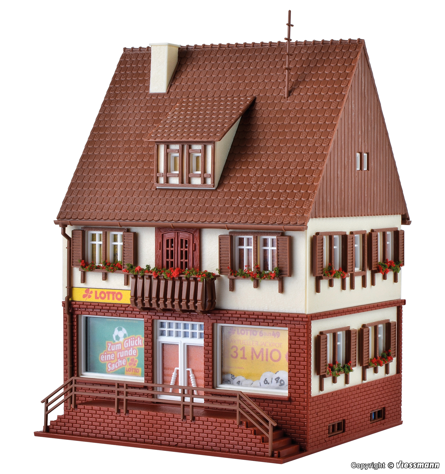 Vollmer 43803 HO Lottery shop