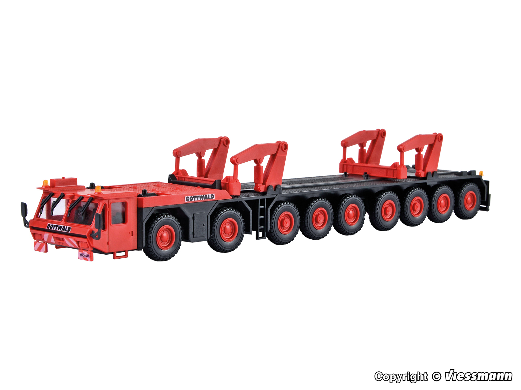 Kibri 10442 HO Transport vehicle for GOTTWALD telescopic crane
