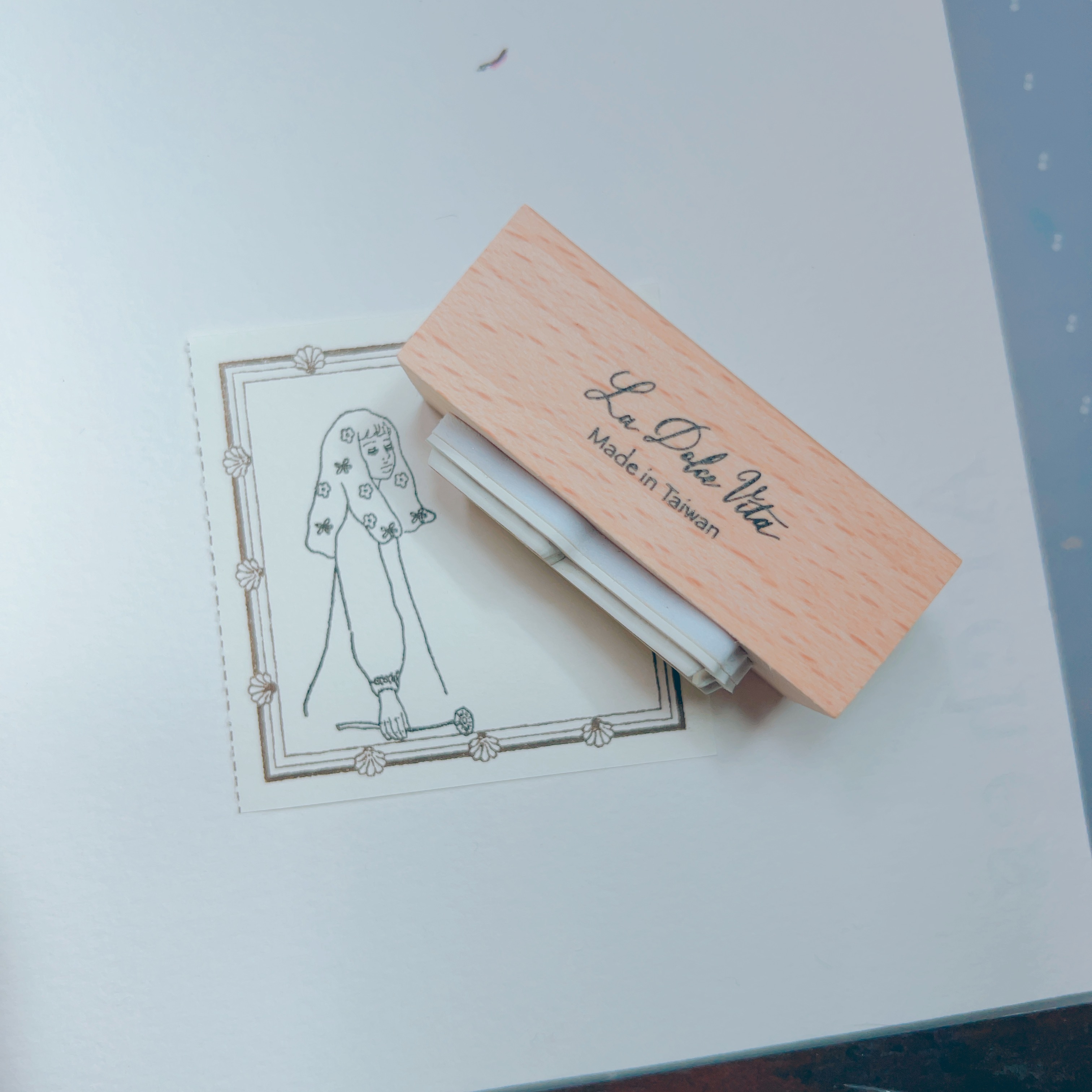 百花之歌女孩 櫸木印章|甜蜜生活