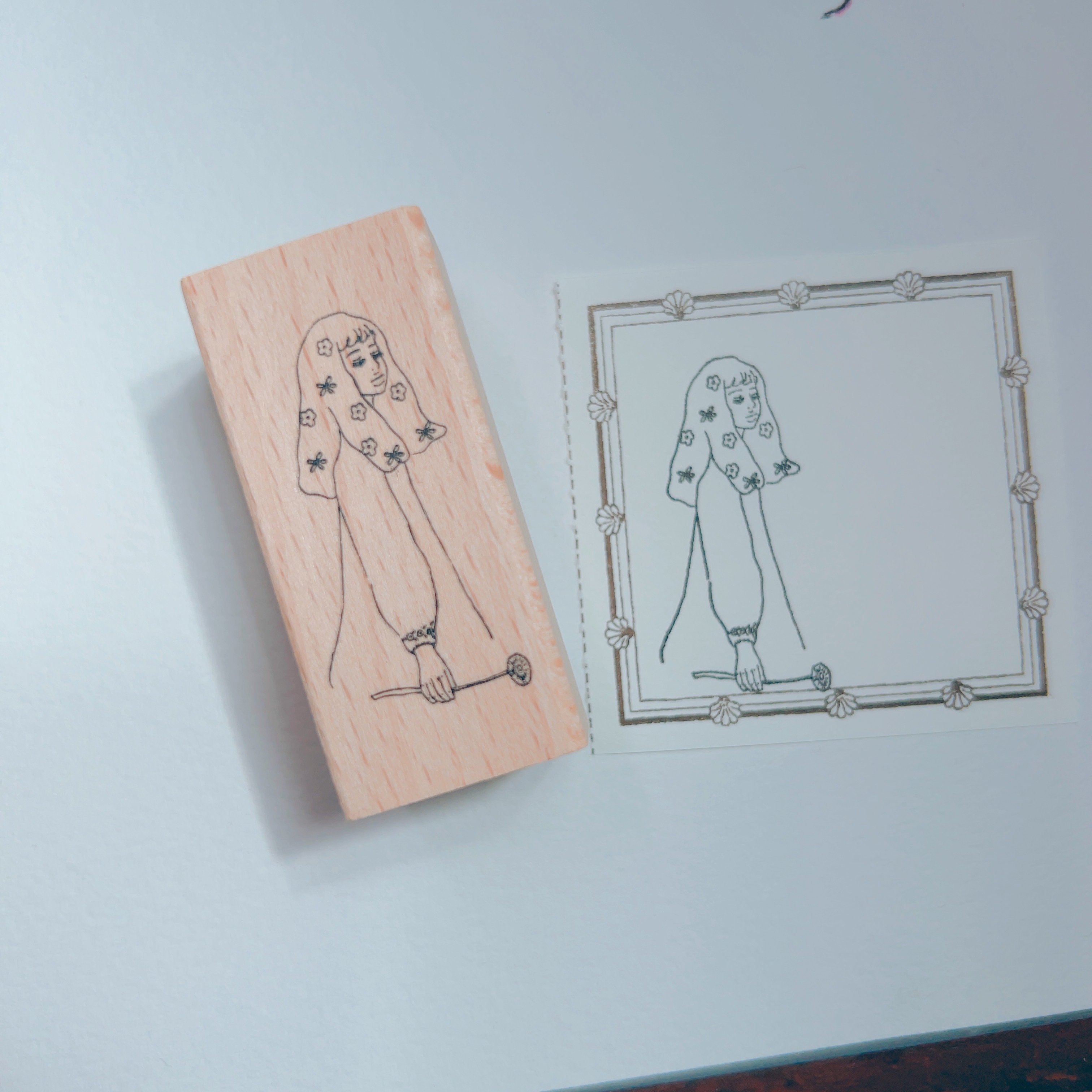 百花之歌女孩 櫸木印章|甜蜜生活