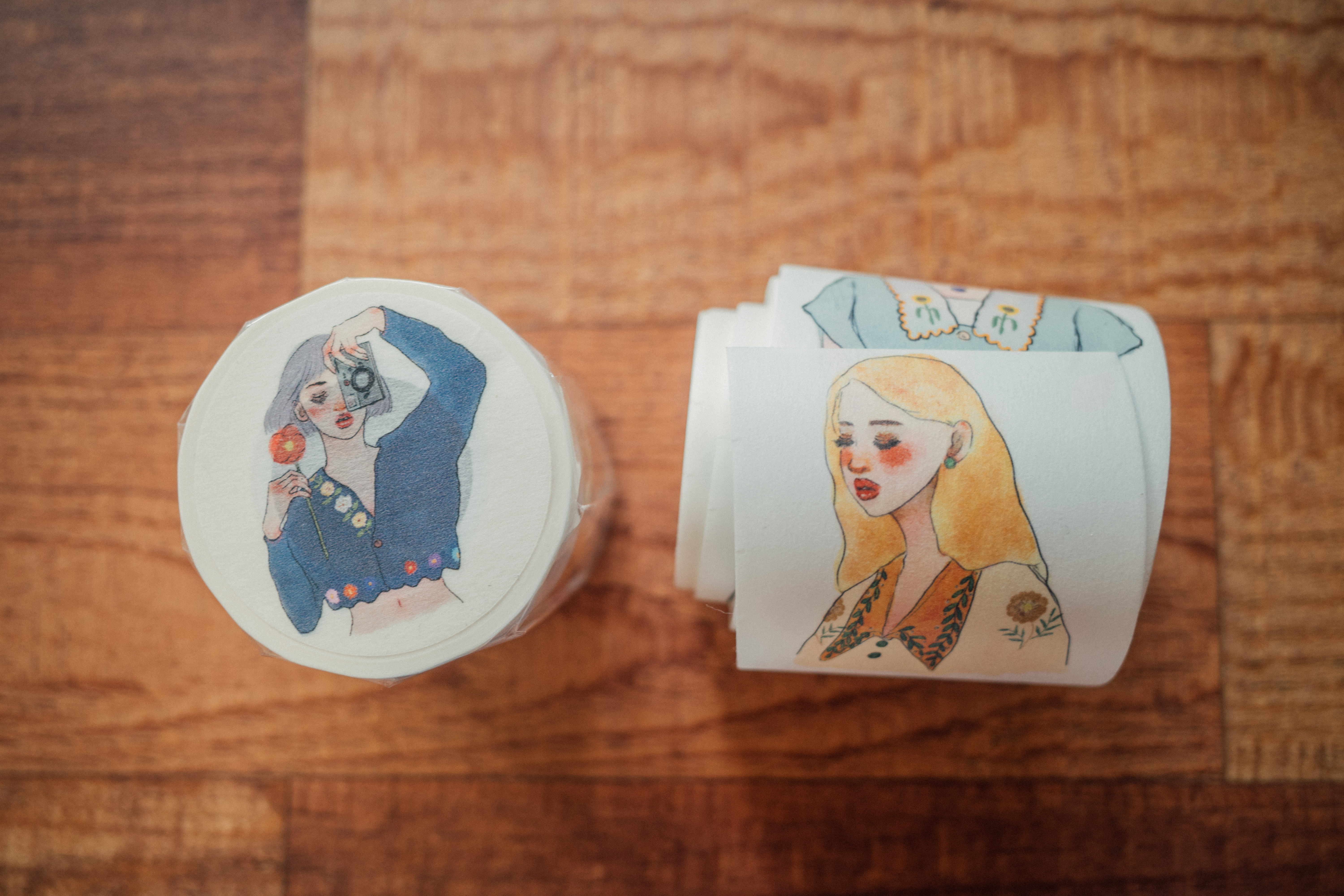 百花之歌 附離型紙紙膠帶|甜蜜生活