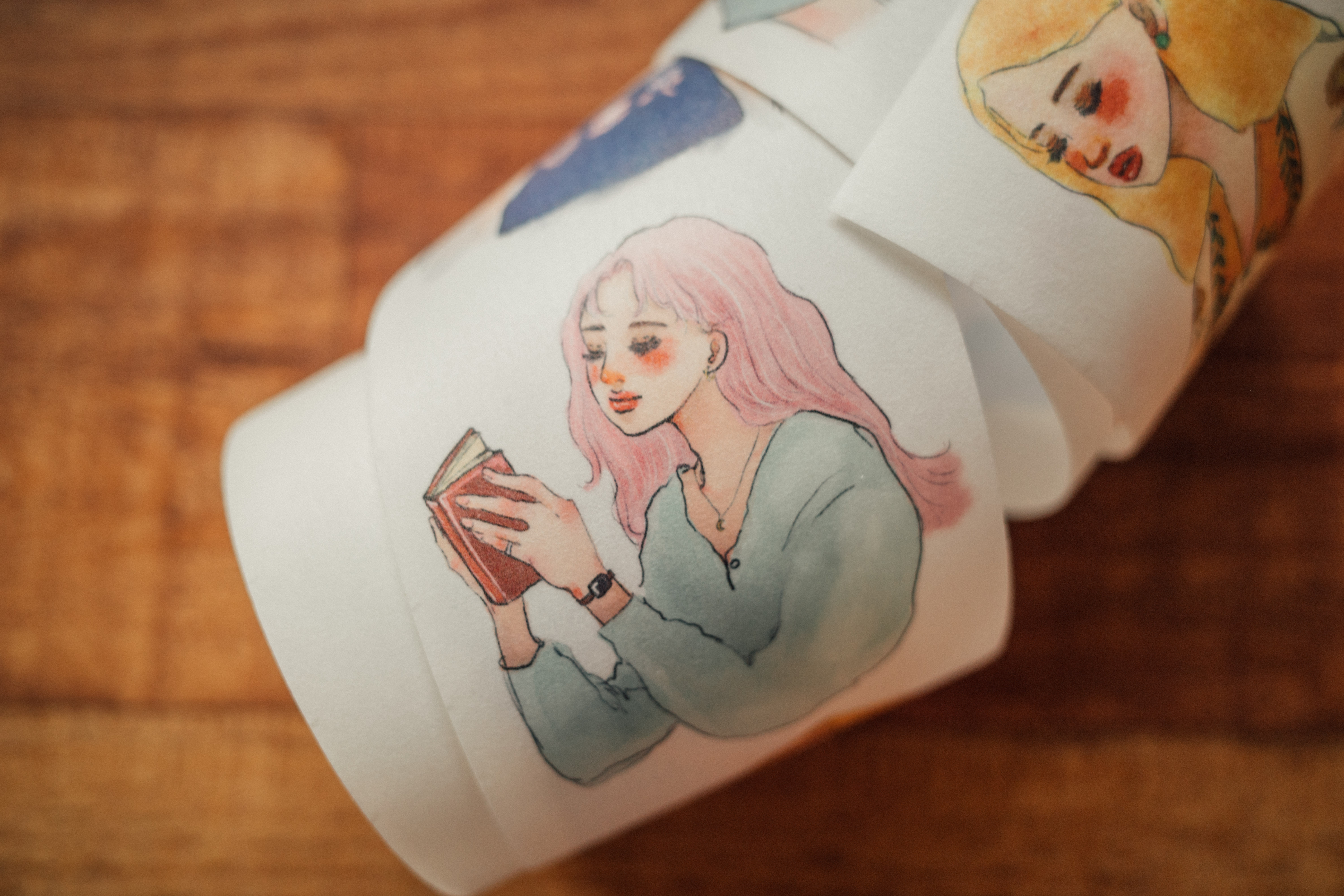 百花之歌 附離型紙紙膠帶|甜蜜生活