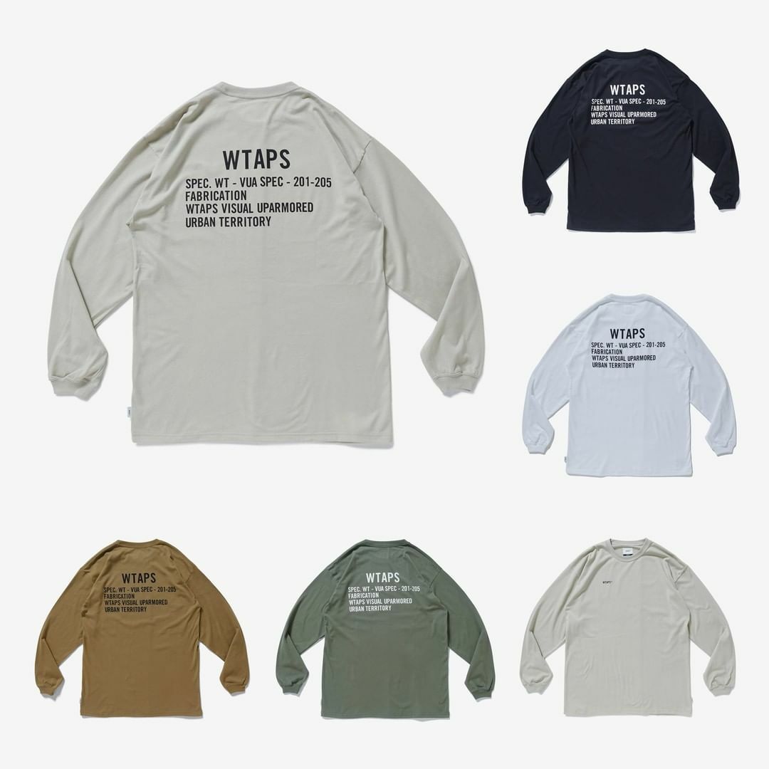 2021AW WTAPS WTVUA LS 目錄隱藏款長T 秋冬背後手袖LOGO 現貨