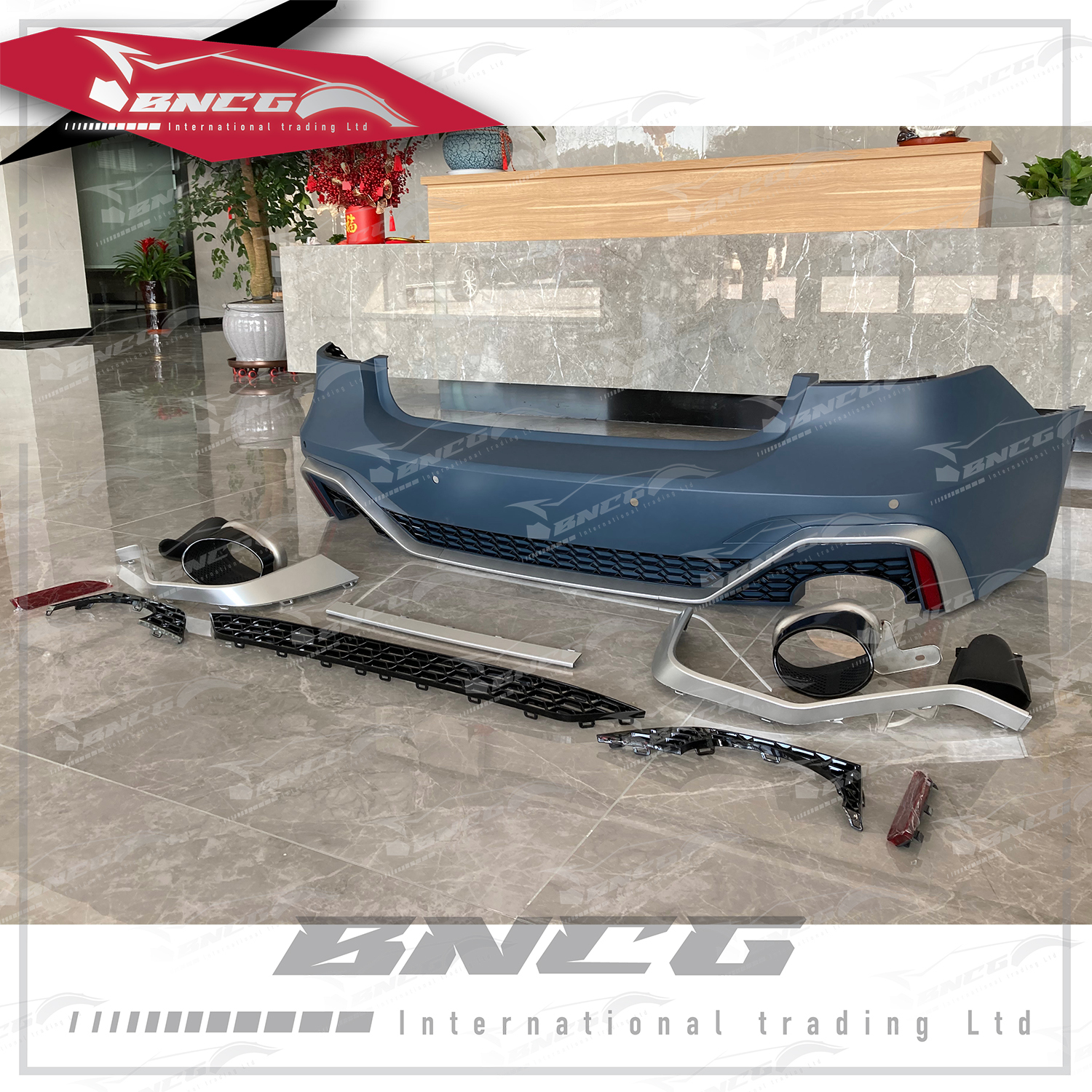 奧迪 Audi A7 S7 C8 19+年式 改裝 空力套件 RS7款 後保桿 後擾流 底漆 含尾飾管