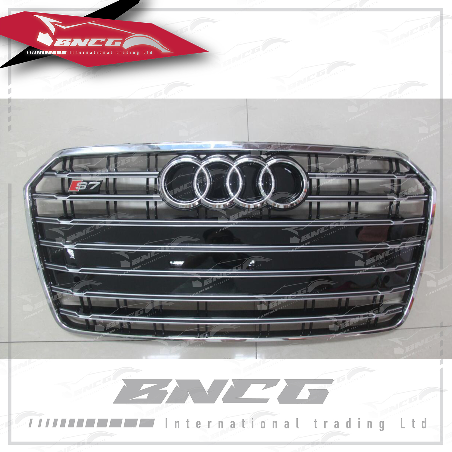 奧迪 Audi A7 S7 C7 12-15年式 改C7.5 RS7包圍 前保險桿 大包圍 底漆 水箱罩任選 後擾流