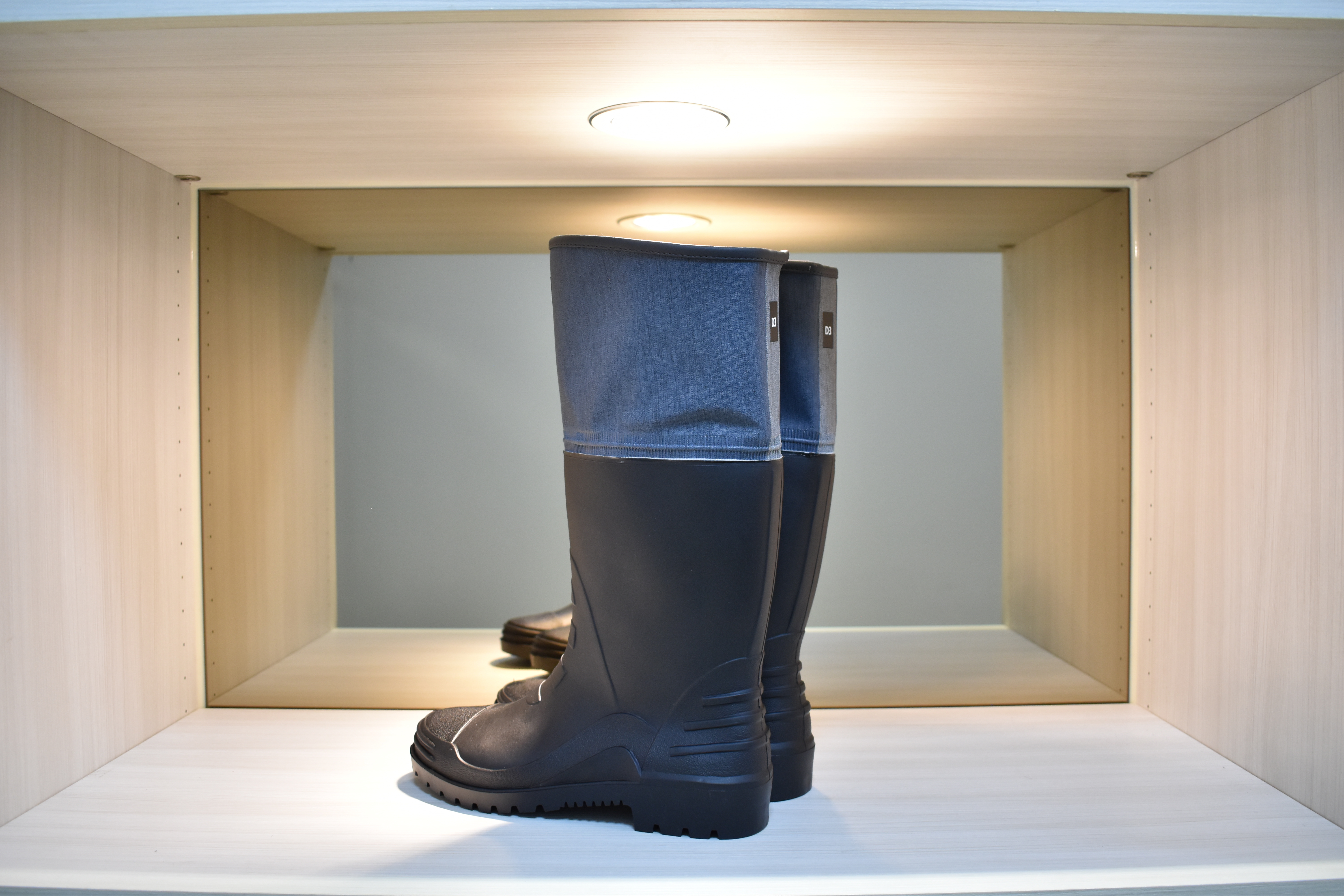 D3 系列 - 文青藍磯釣鞋 (專利S底毛氈+釘鞋底)