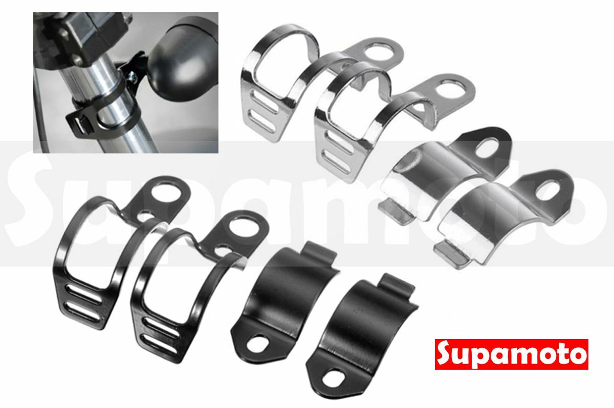 -Supamoto- 方向燈耳 A款 方向燈 支架 固定座 復古 改裝 通用 燈耳 方向燈支架 前避震 前叉