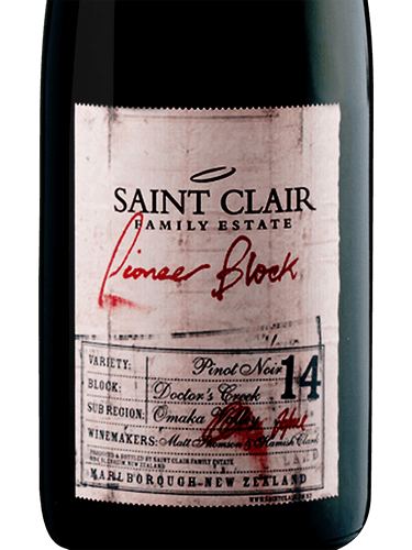 Saint Clair Pioneer Block 14 Doctor's Creek Pinot Noir 2022