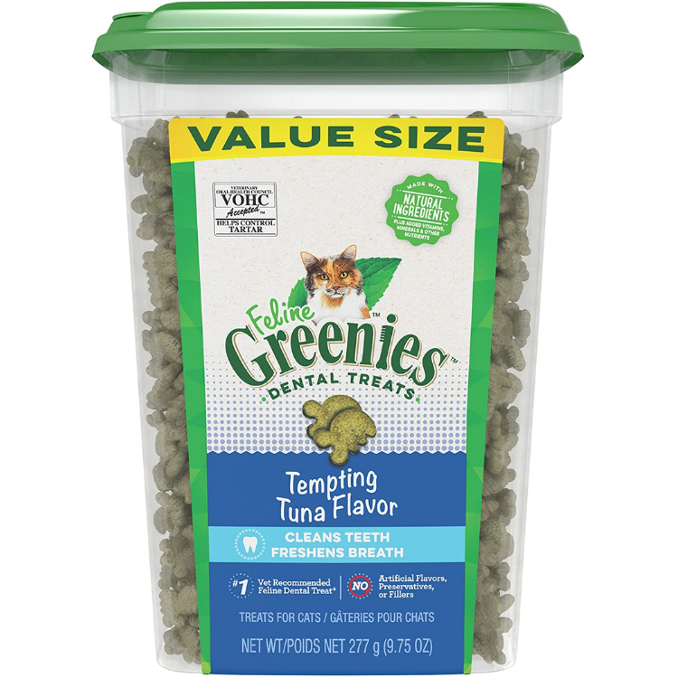 Greenies 貓咪潔齒餅 - 吞拿魚味 9.75oz
