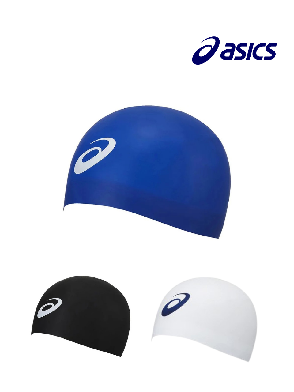 日本製 Asics 競賽款矽膠泳帽 鋼盔帽 無縫泳帽 AGC501