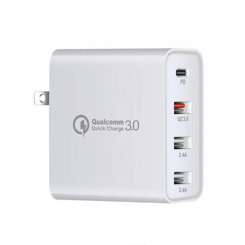 【ikanolife】48W_4Ports充電分享器_30W Type-C+18W C3.0快充