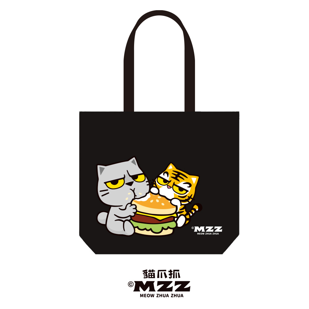 貓爪抓-帆布托特包