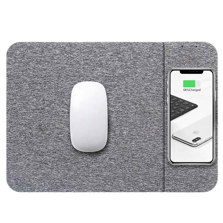 【ikanolife】10W無線快速充電滑鼠墊_筆電、桌機滑鼠墊