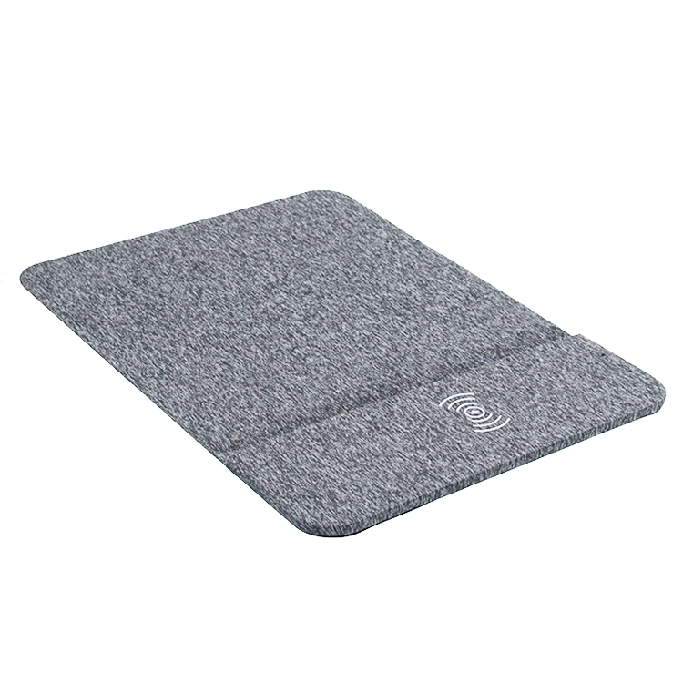 【ikanolife】10W無線快速充電滑鼠墊_筆電、桌機滑鼠墊