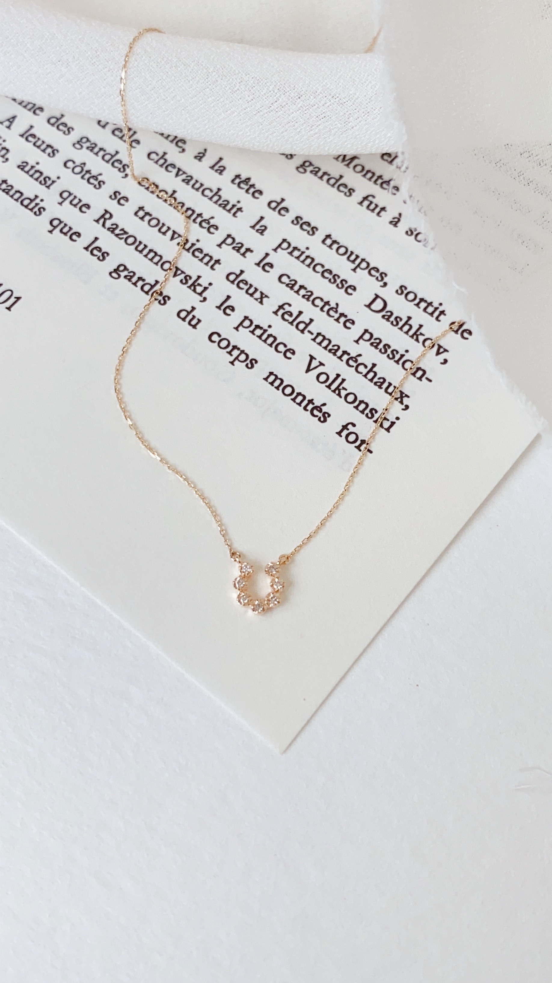 Horseshoe：Diamond 項鍊