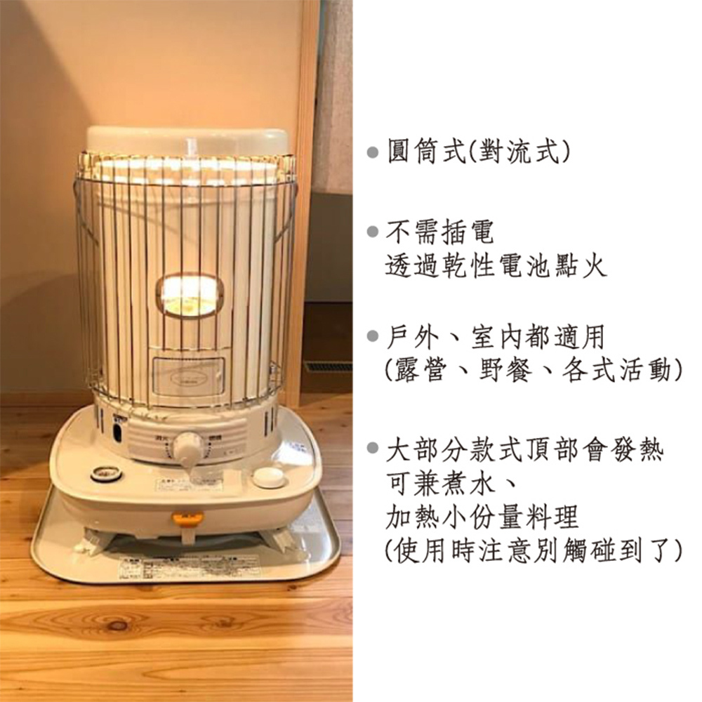 TOYOTOMI KS-GE67-G 對流型煤油暖爐(橄欖綠)