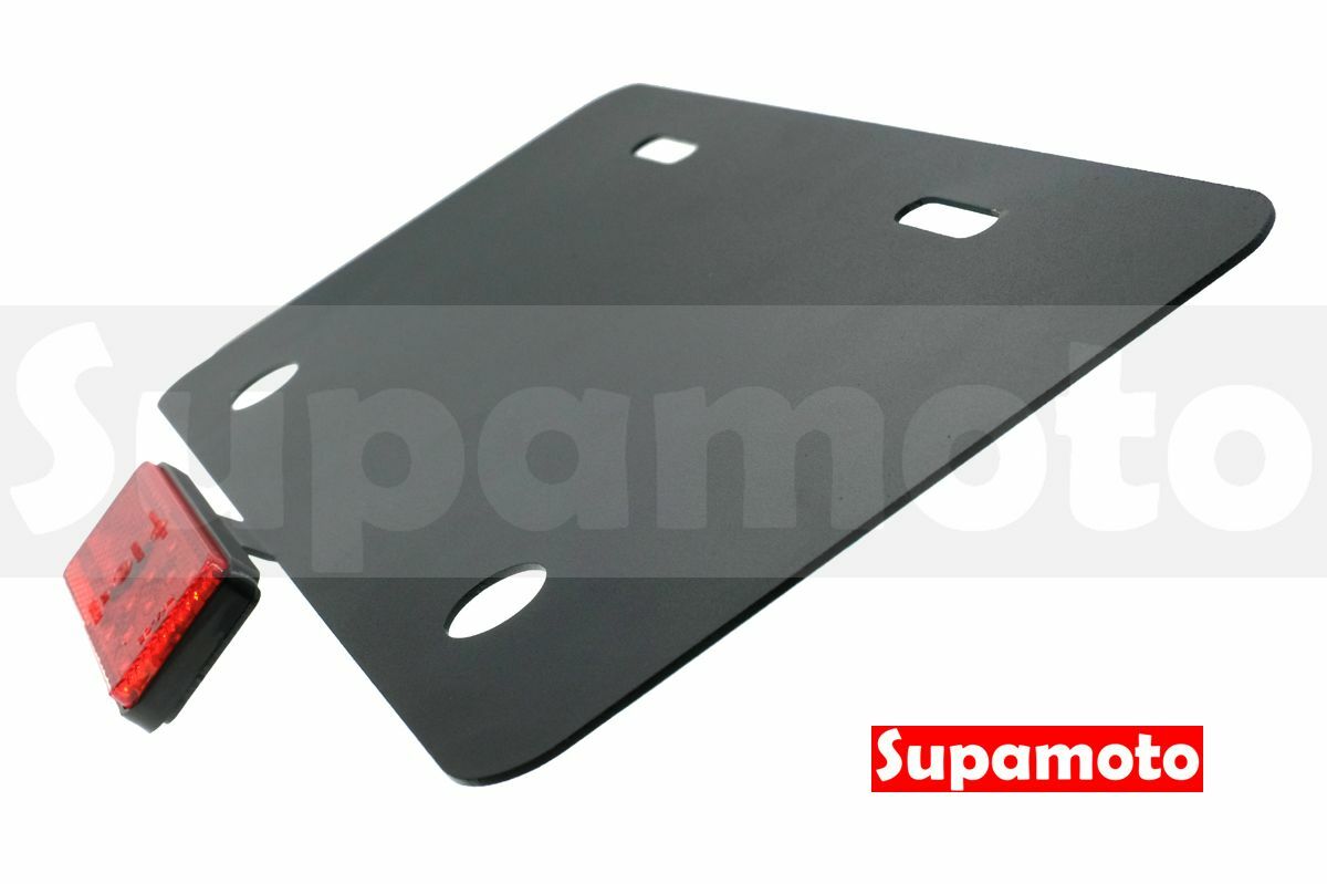 -Supamoto- 車牌反光片底板 (短牌架/牌框/大牌架/不鏽鋼/改裝/加強/白鐵/紅牌/黃牌/小七碼/驗車)