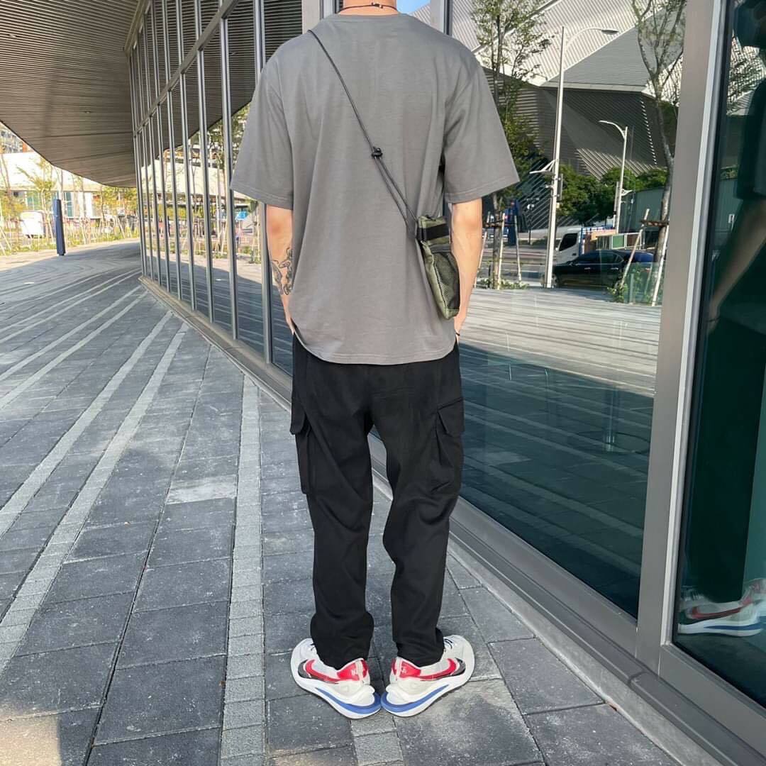 zebra k8369 高磅粗斜紋多口袋 抽繩大口袋 工裝長褲  三色