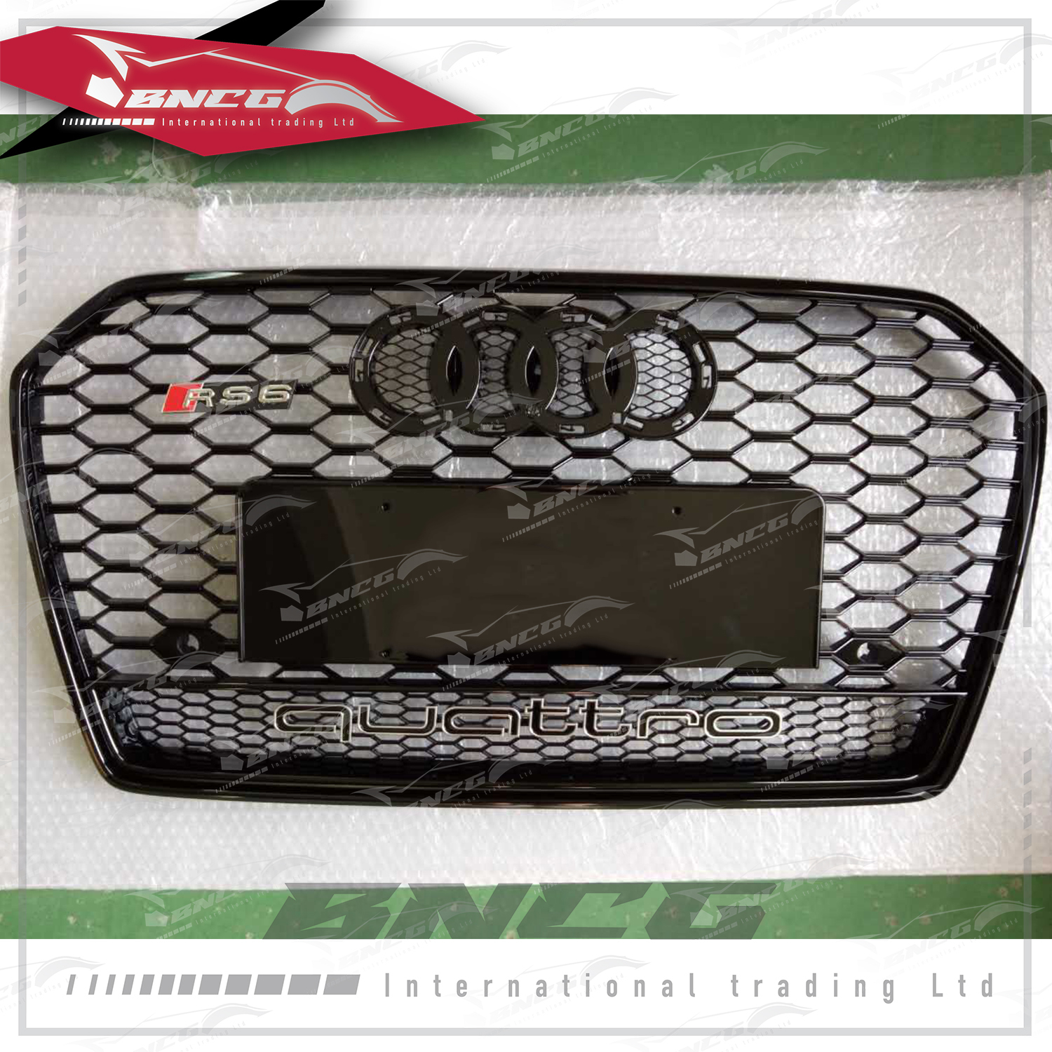 奧迪 Audi A6 C7 12-15年式 改裝 RS6 包圍 前保險桿 大包圍 底漆 水箱罩任選