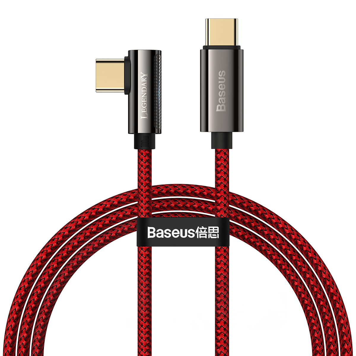 【Baseus倍思】傳說系列 彎頭 雙Type-C 快充數據線 100W