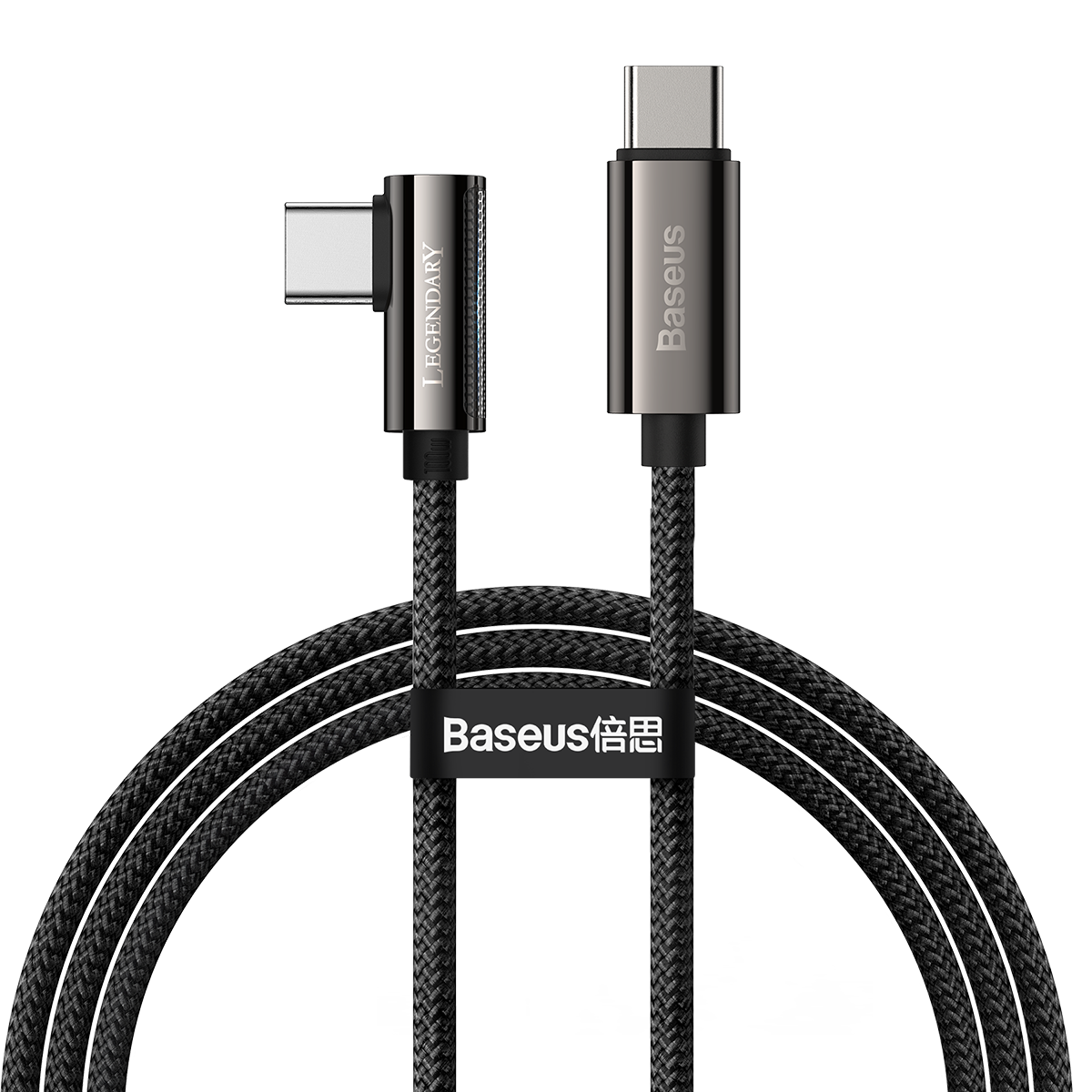 【Baseus倍思】傳說系列 彎頭 雙Type-C 快充數據線 100W