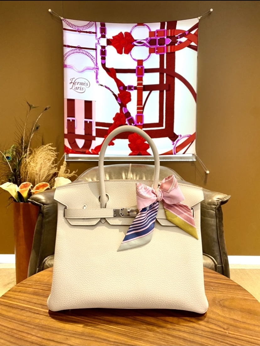 Birkin 30 10 craie ck togo U