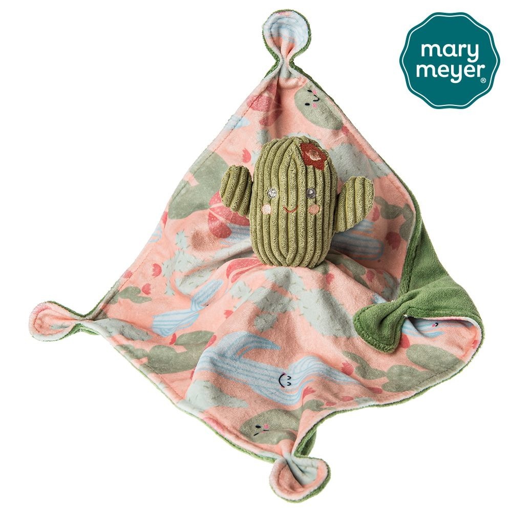 美國 MaryMeyer 柔軟安撫巾-甜蜜蜜花花仙人掌