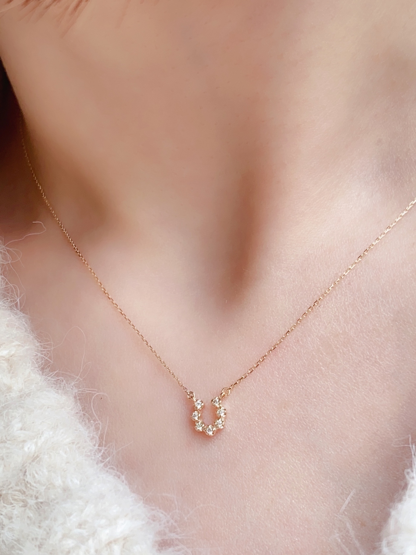 Horseshoe：Diamond 項鍊