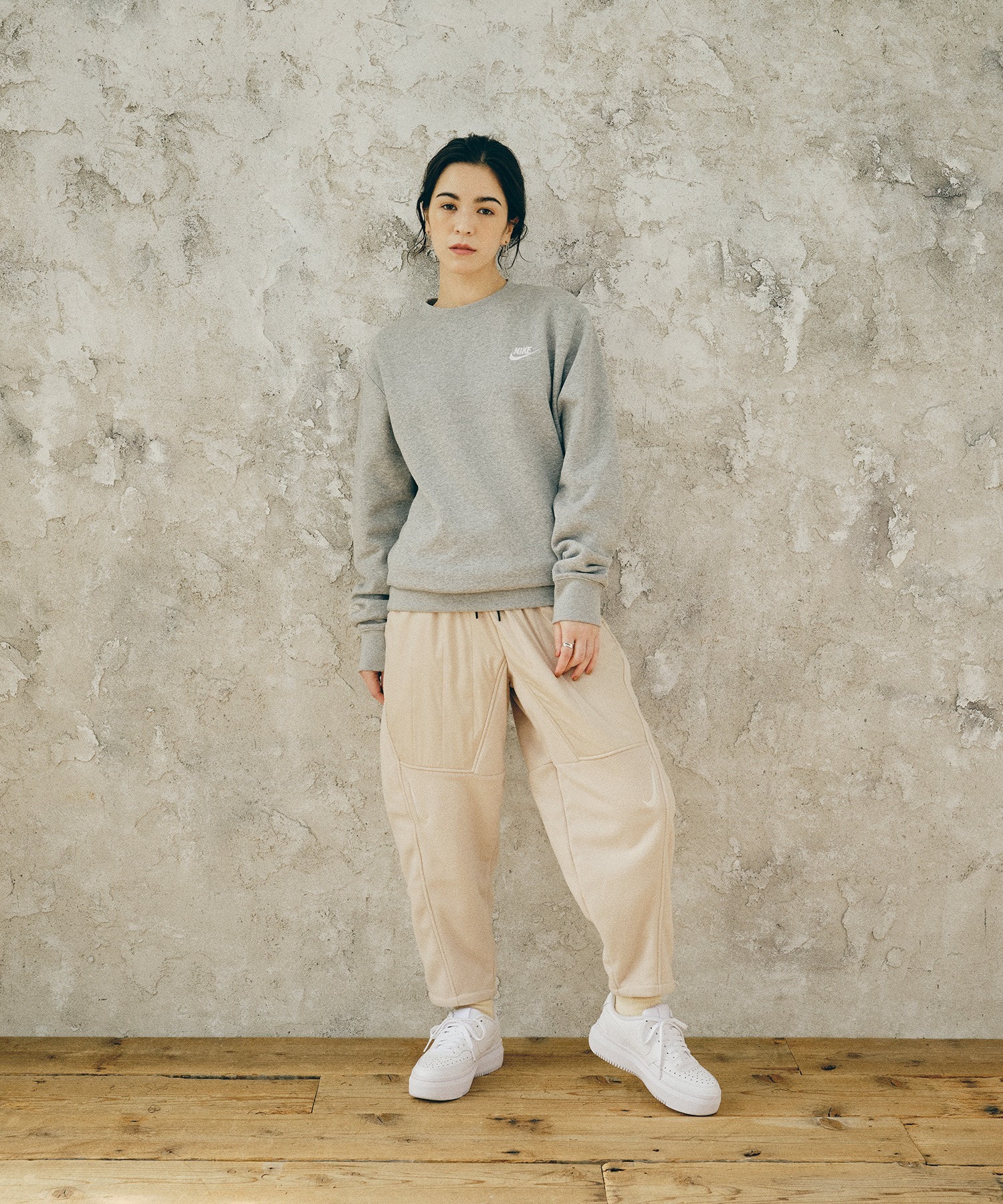 現貨┃男女款 NIKE SWOOSH CREWNECK 黑色 灰色 毛巾底 衛衣 大學T BV2667