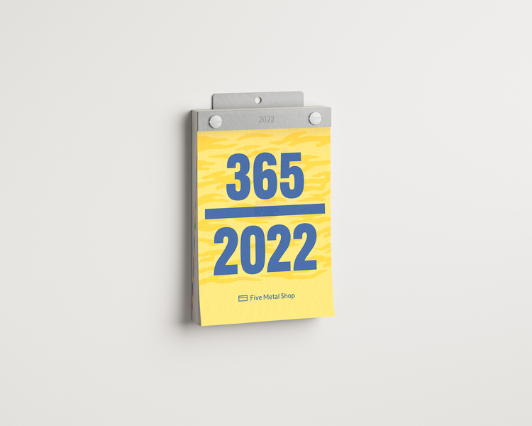Five Matel Shop｜2022 五金行日曆