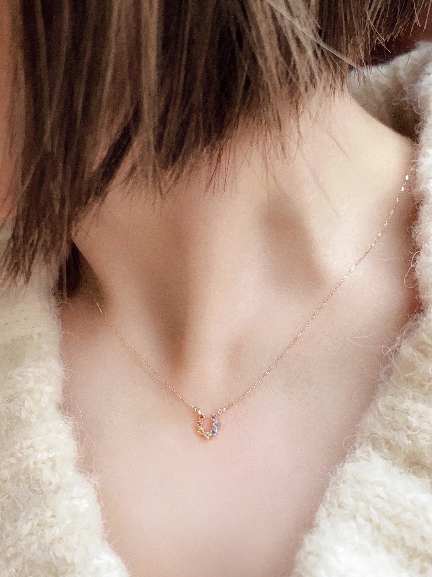 Horseshoe：Rainbow 項鍊