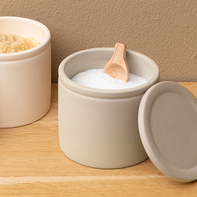 中川政七商店 - 常滑燒鹽壺  / 灰