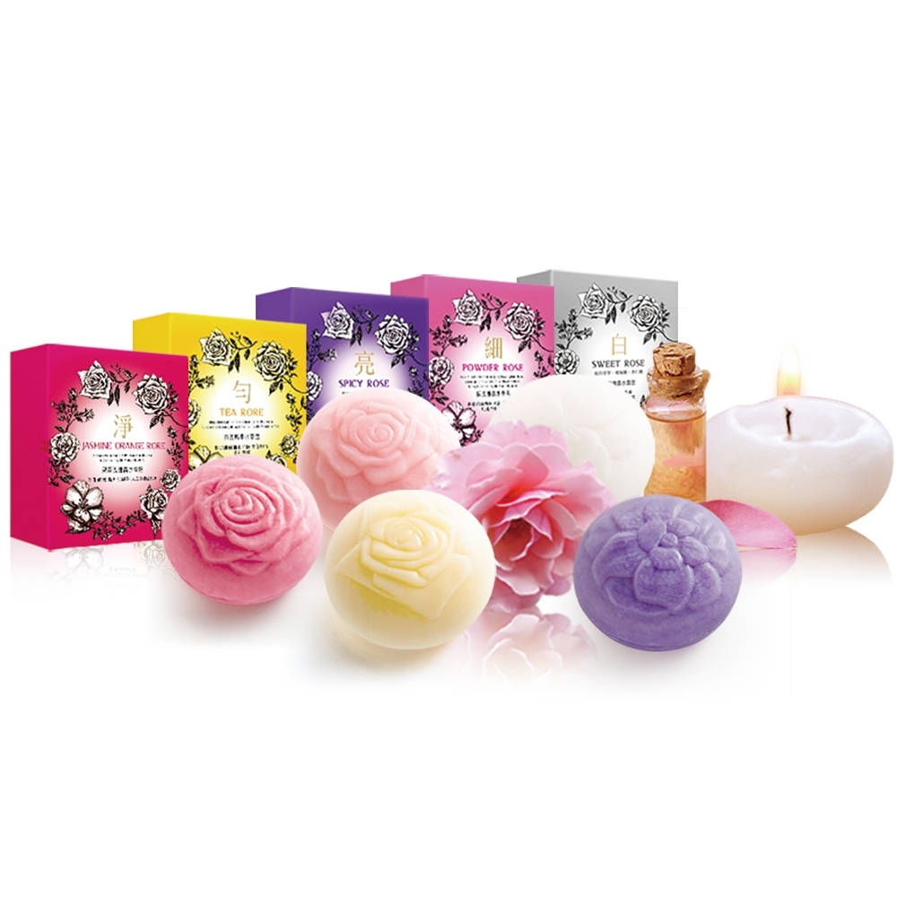 【BIOCHEM 倍優】玫瑰香水香皂 140g 買10送2(隨機)