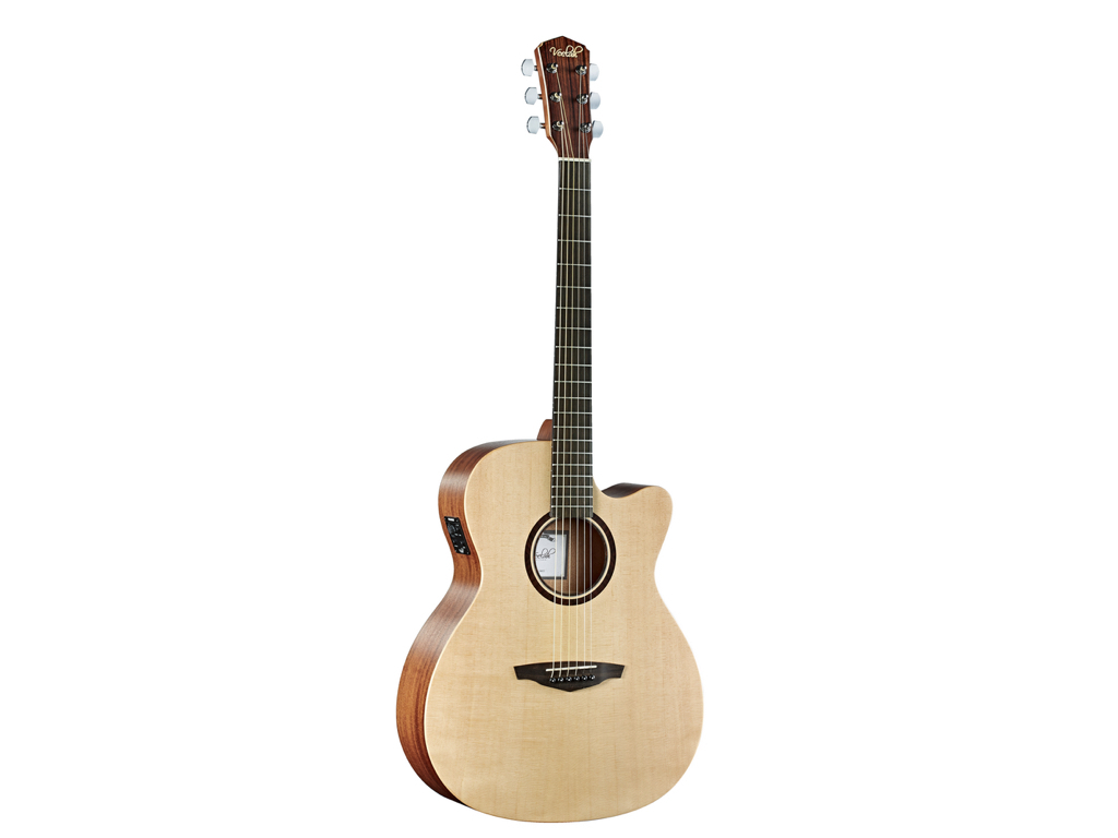 Veelah - V1OMCE  41吋單板吉他 可接電 表演款 CP值高 外觀樸素自然