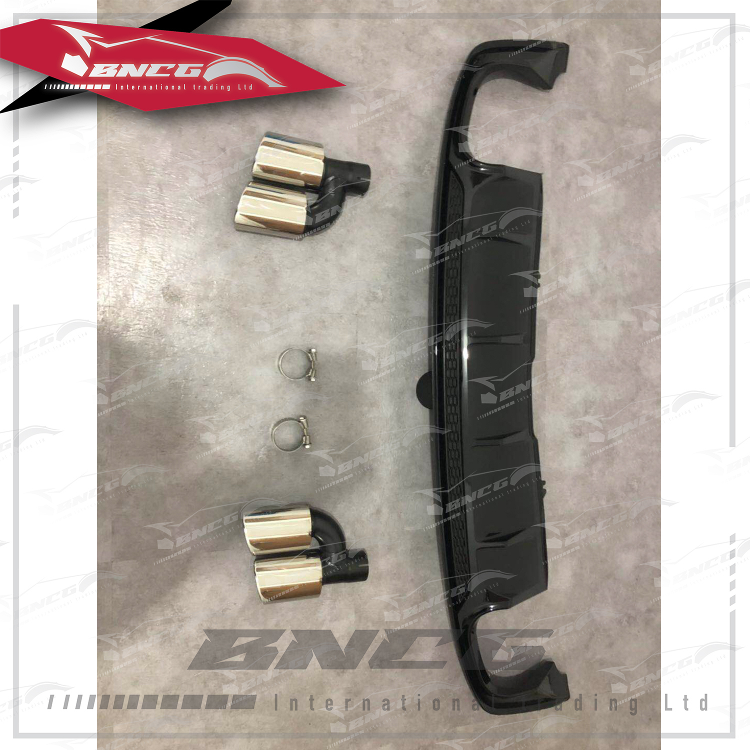 奧迪 Audi A5 17-19年式 改S5 四門 改裝 空力套件 S5款包圍 後導流 黑漆 含尾飾管