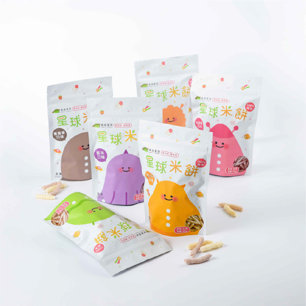 星球寶寶米餅｜適合6個月以上｜6包入+ 綜合星星麵嚐鮮包1包)｜超值免運